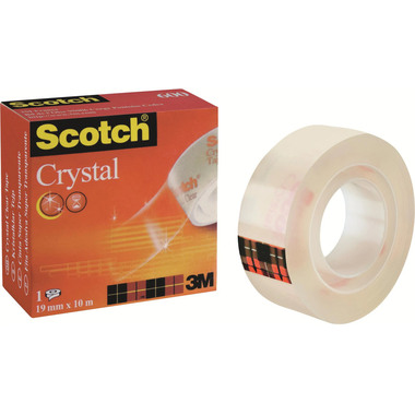 SCOTCH Crystal Tape 600 19mmx10m 600-1910R cristal