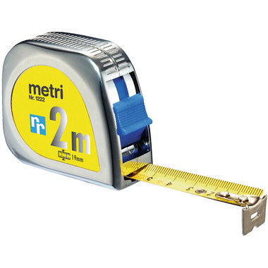 RIEFFEL SWITZERLAND Rollmeter 2m 1222SB chrom
