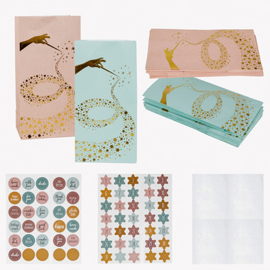 ROOST Bastelkalender für 31 T. 100096 mit Stickern Set