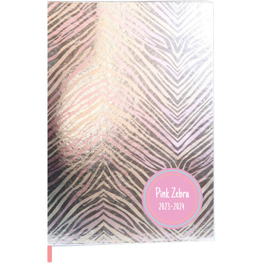 ANCOR Schüleragenda A5 2023/2024 112719 Pink Zebra