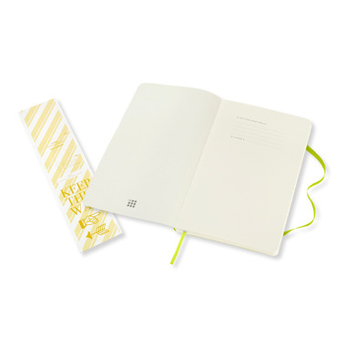 MOLESKINE Carnet SC L/A5 851007 en blanc,lime,192 p.