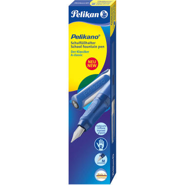 PELIKAN Füllhalter Pelikano P480 M 802901 blau, für Rechtshänder