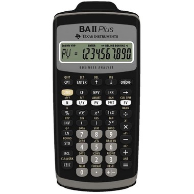 TEXAS INSTRUMENTS Finanzrechner TI-BAII+ professional d/f/e