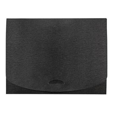 KOLMA Dossier compart. LineaVerde A4 11.061.06 noir, PP, Sand, recycling