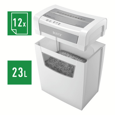 LEITZ Distruggi doc. IQ Office 8099-00-00 P4 12 Foglio silenz
