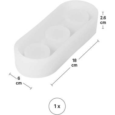 I AM CREATIVE Timbro in silicone MAA1704.17 Tealight holder