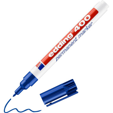 EDDING Permanent Marker 400 -1mm 400-3 blau