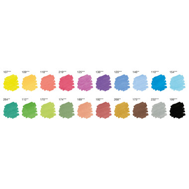 FABER-CASTELL Artist Pen Dual Marker 0.8mm 162020 20 couleurs, Etui