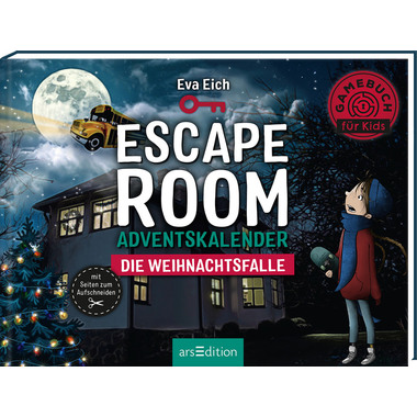 ARS EDITION Adventskalender 20.6x15.6cm 34856419 Escape Room Weihnachtsfalle