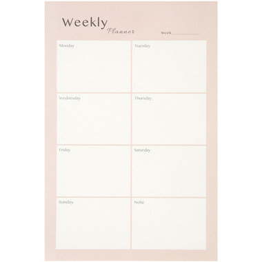 I AM CREATIVE Wochenplaner 14x21cm MAA4005.26 rosa 80 Blatt