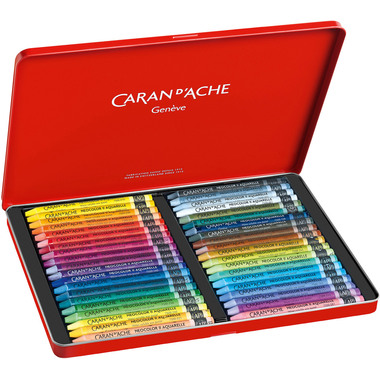 CARAN D'ACHE Wachsmalkreide Neocolor II 7500.340 40 Farben ass. Metallbox