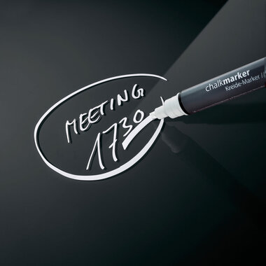SIGEL Kreidemarker 50 1-5mm BA184 weiß, abwischbar 2 Stück