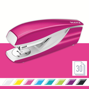 LEITZ Locher/Hefter WOW 5095-10-23 pink, Bundle