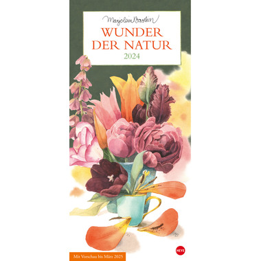 HEYE Monatsplaner Marjolein Bastin 1402 DE, 21x45cm 2024