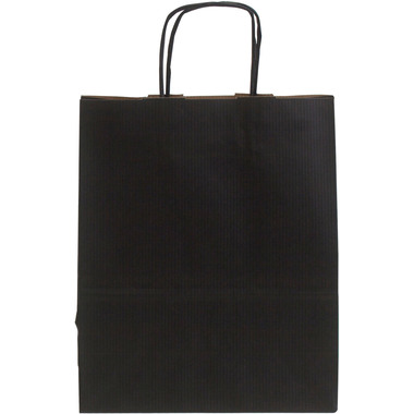 NEUTRAL Tragtaschen Allegra schwarz SDF22-798 Kraft,110g, 22x10x27cm 25 Stk.