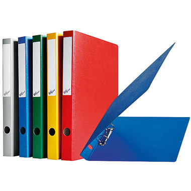 BÜROLINE Ringbuch A4 680002 blau 2 Ringe/3cm, Griffloch