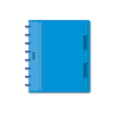 ADOC Notizheft Pap-Ex A5 3044.204 kariert blau