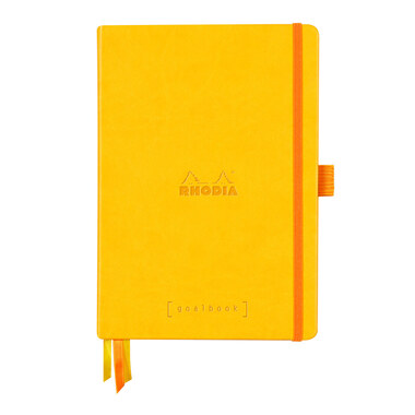 RHODIA Goalbook Notizbuch A5 118585C Hardcover gelb 240 S.