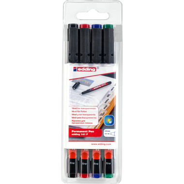 EDDING OHP-Marker permanent F 141-E4 4er Etui