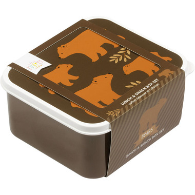 ALLC Lunch & snack box set SBSEBE43 Bears