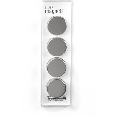 TRENDFORM Magnete SILVER TF2735 silber 4 Stück
