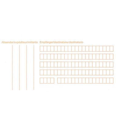AVERY ZWECKFORM Etichette p.indirizzi 112x73mm 75258 bianco/giallo 10 pz.