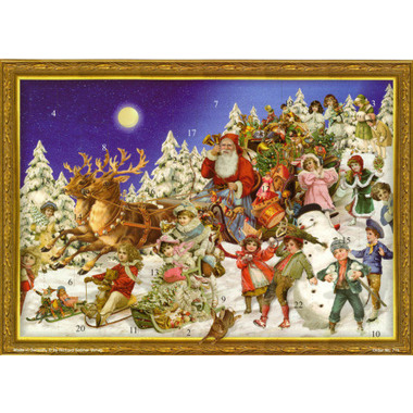 SELLMER Adventskalender RS771 Rentiere 35,5x26,5cm