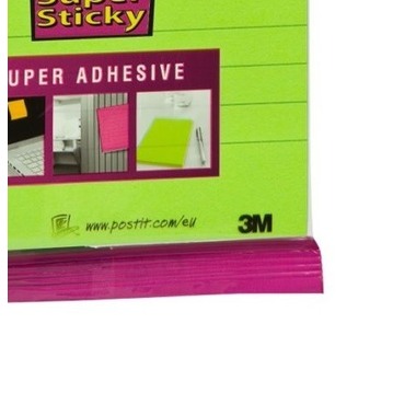 POST-IT Block Super Sticky 100x100mm XL-LL grün, 70 Bl., liniert, hängbar