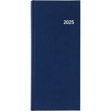 BIELLA Geschäftsagenda Tower ML 2025 800311050025 1T/2S, blau 13,5x31,5cm