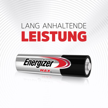 Energizer Batterie Max Micro (AAA), 12 Stk 12-Packung Energizer Max AAA-Batterie