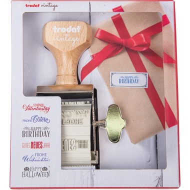 TRODAT Vintage Tampon 158077 Evénements spéciaux, 3-colours
