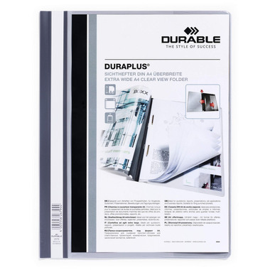 DURABLE Angebotshefter DURAPLUS 2579/10 für 100 Blatt A4 grau