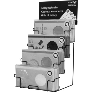 STEWO Gutscheinverpackung Display 2589123770 klein schwarz