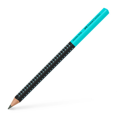 FABER-CASTELL Bleistift Jumbo Grip HB 511912 Two Tone schwarz/türkis