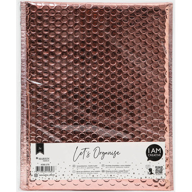 I AM CREATIVE Geschenktasche Let`s Organize MAA4088.078 metallic Kupfer 3 Stück