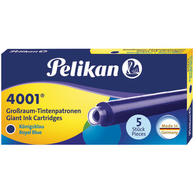 PELIKAN Tinte 4001 GTP/5 310748 königsblau, löschbar 5 Stück