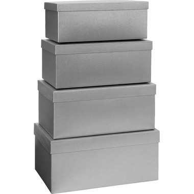 STEWO Geschenkbox One Colour 2552782175 silber 4 Stück