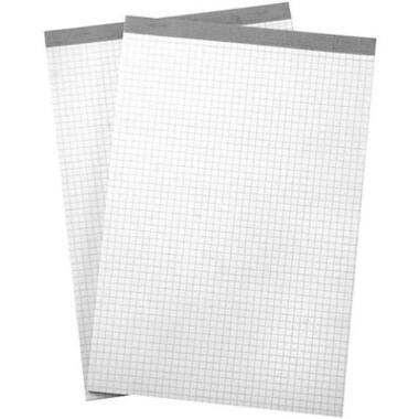 BÜROLINE Büroblock weiss A4 572001 kariert, 65g 2x100 Blatt