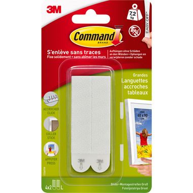 3M Command Montagestreifen L 17206 bis 7,2 kg 4 Stück