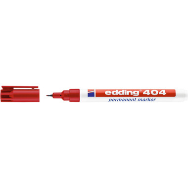 EDDING Permanent Marker 404 404-2 rot