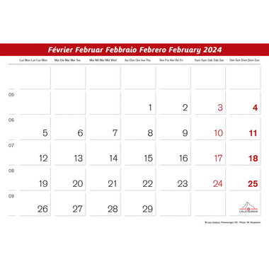 CALENDARIA Suisse Romande 2024 43494599 D/F/I/E, 31.5x23cm