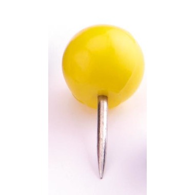 MAGNETOPLAN Pinwand-Nadeln 111165102 gelb, 6x17mm 100 Stück