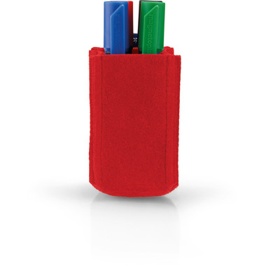 MAGNETOPLAN Porte stylo magnetoTray S 1227606 rouge, feutre recyclé