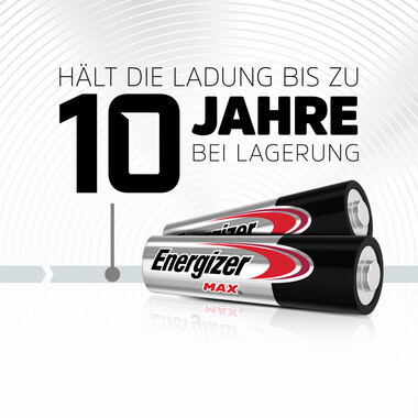 Energizer Batterie Max Mignon (AA), 12 Stk 12-Packung Energizer Max AA-Batterie