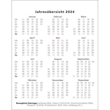 HEYE Abreisskalender Simons Katze 23016 DE, 11x14cm 2024