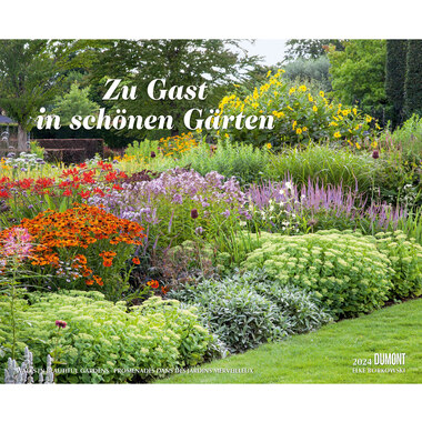 DUMONT Zu Gast in schönen Gärten 205128 D/EN/F, 52x42.5cm 2024
