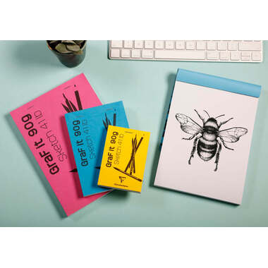CLAIREFONTAINE Skizzenblock Graf it A6 96619C Sortiert 80 Blatt