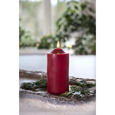 STAR TRADING Candela a LED Flamme 17cm 12.061-62 rosso