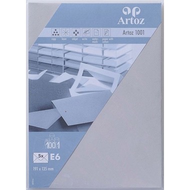 ARTOZ Couverts 1001 E6 107374182 100g, lichtgrau 5 Stück