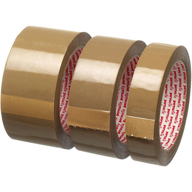 PERMAFIX Ruban d'emballage 25mm×66m 16816 brun